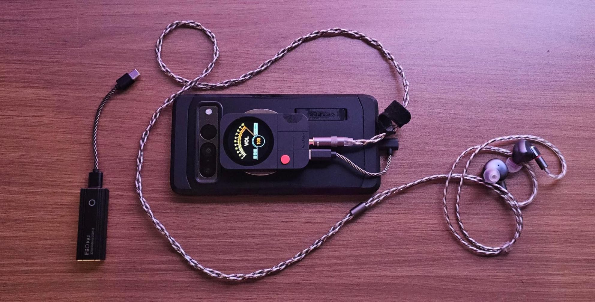 Fosi Audio MD3 Portable DAC Headphone Amplifier Magnetic USB C Mini Amp HiFi Black customer photo 1