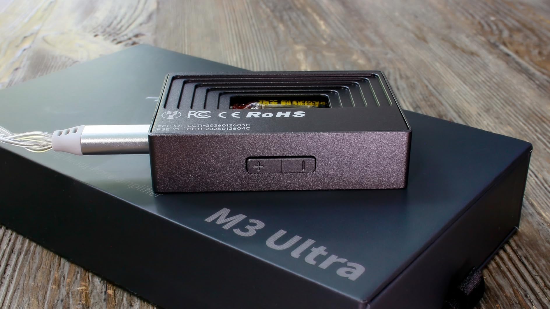 HiFiGo MUSEHiFi M3 Ultra Portable Tube DAC Amp with JAN6418 Vacuum Tube, 460mW/480mW Balanced Output, USB C Dongle DAC for IEMs & Headphones, Amplifier for Phone/PC/Mac customer photo 1