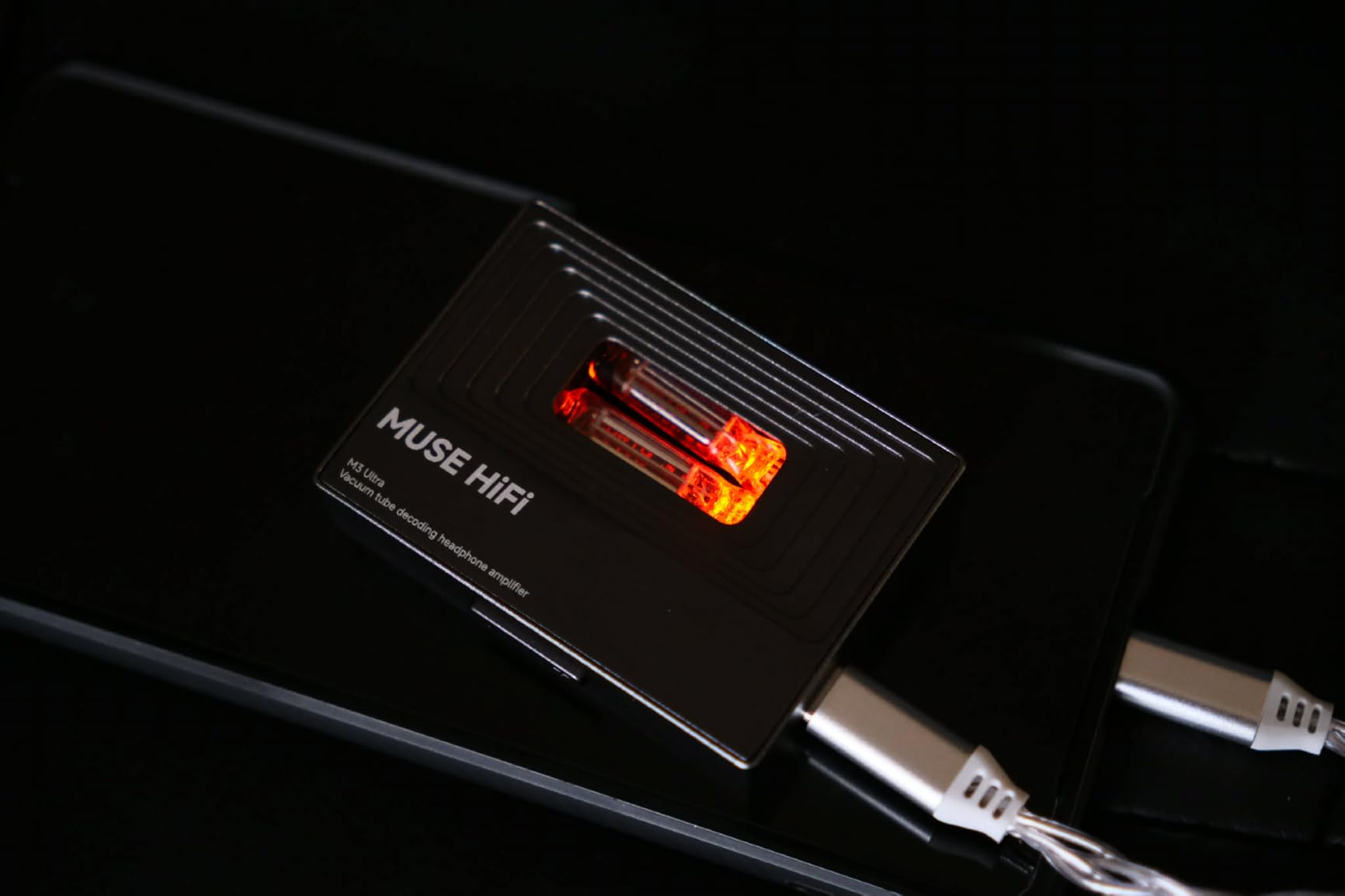 HiFiGo MUSEHiFi M3 Ultra Portable Tube DAC Amp with JAN6418 Vacuum Tube, 460mW/480mW Balanced Output, USB C Dongle DAC for IEMs & Headphones, Amplifier for Phone/PC/Mac customer photo 2