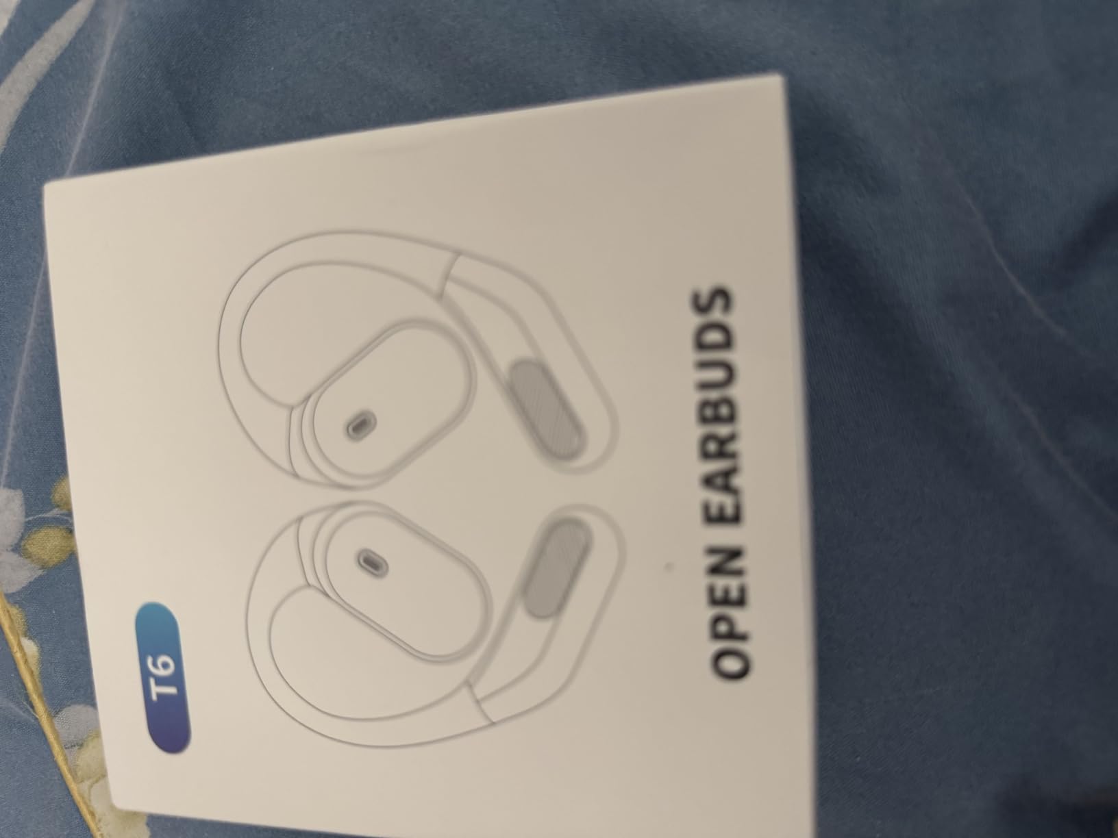 Open Ear Wireless Earbuds Bluetooth Headphones, 80H Playtime Stereo Ear Buds with ENC Noise Cancelling, Fast Charging, IPX7 Waterproof Sports Earphones with Earhook for Running/Workouts (Black) customer photo 2