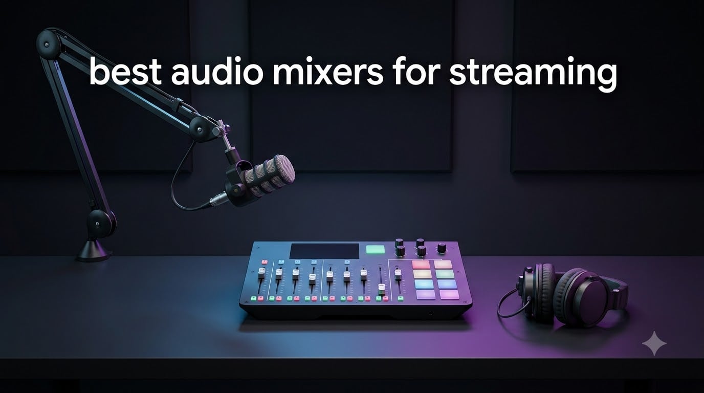 best audio mixers for streaming