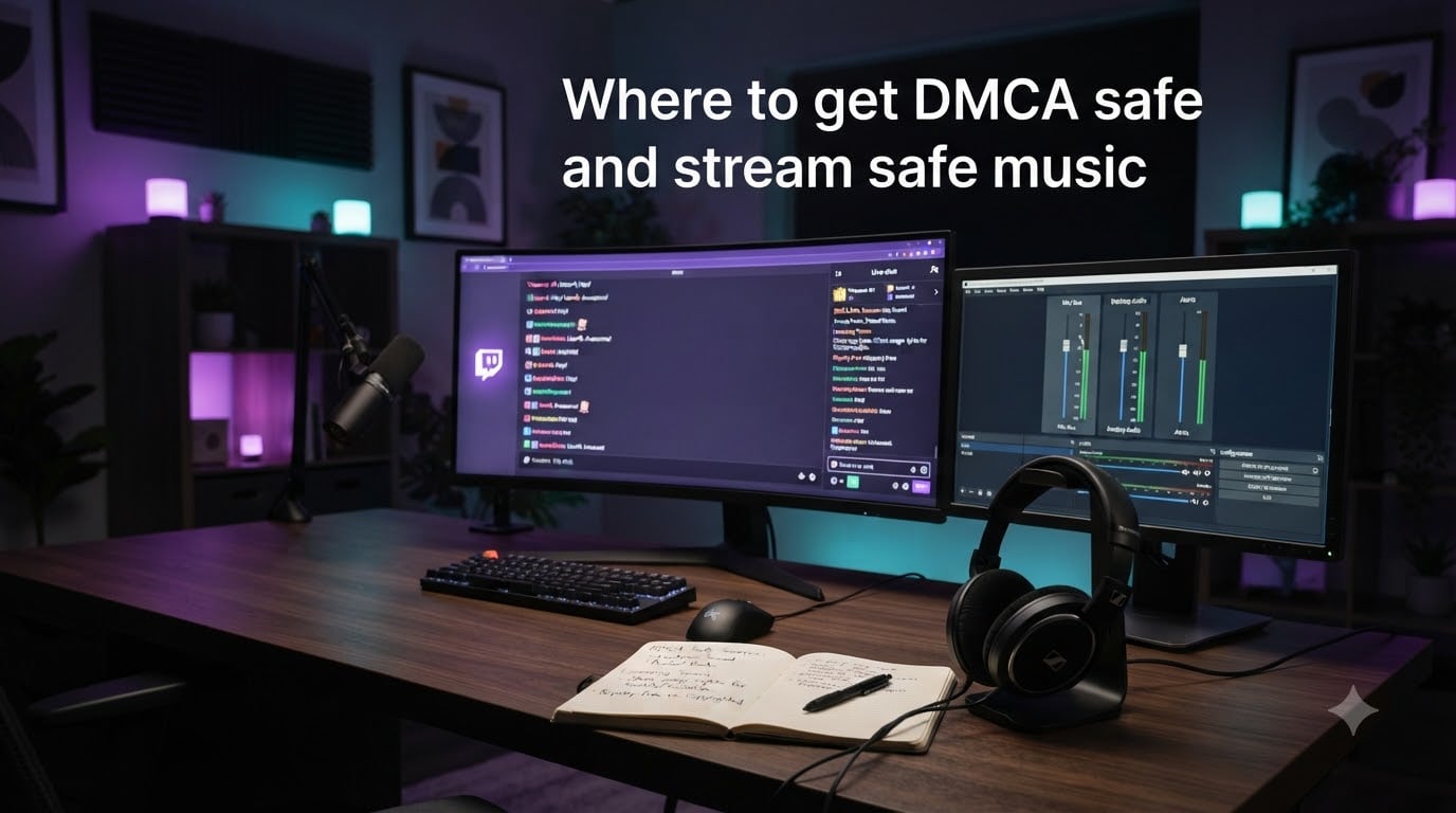 Where to get DMCA safe and stream safe music