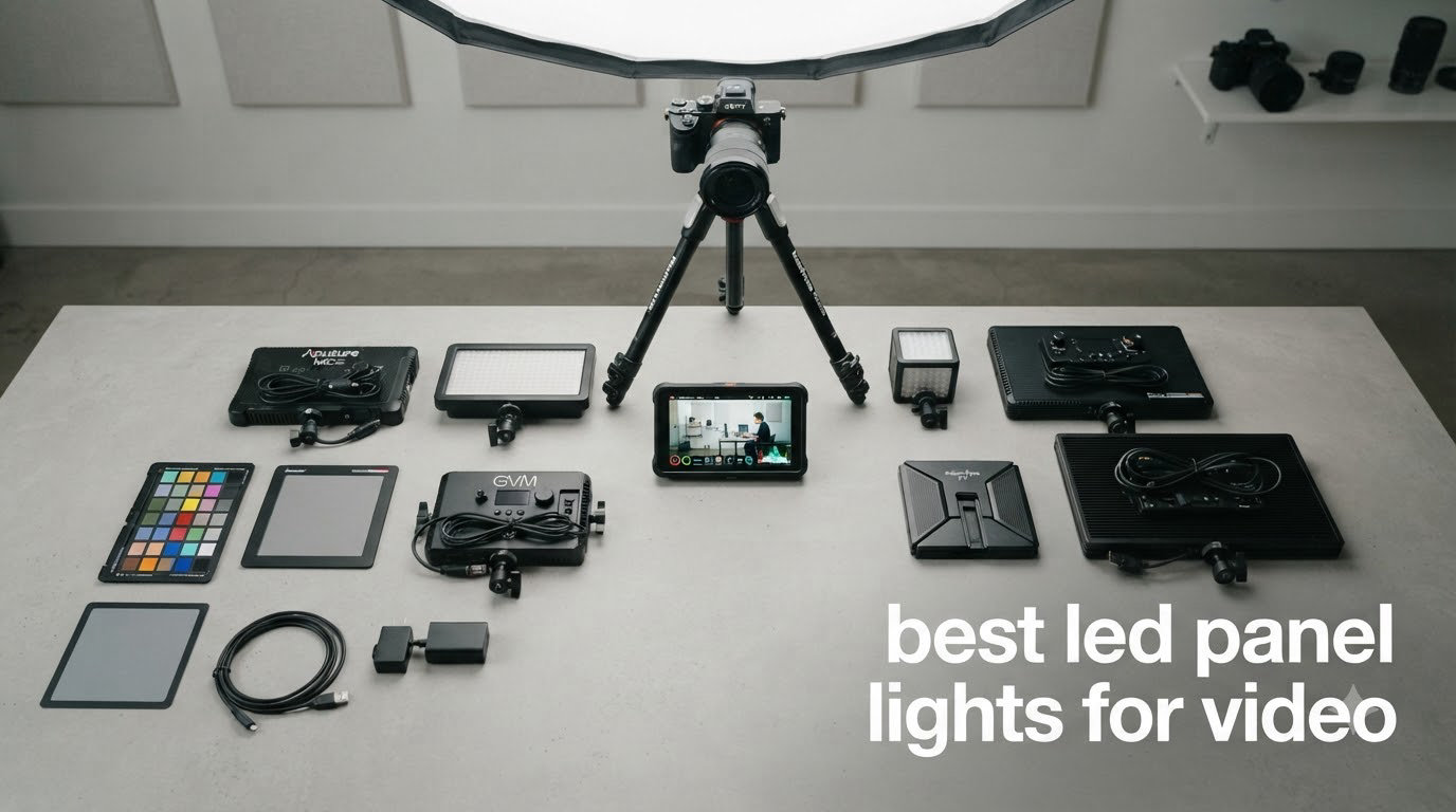 best led panel lights for video