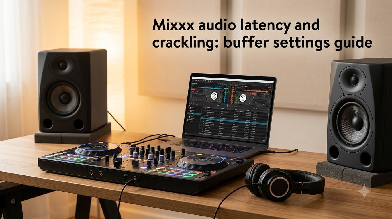 Mixxx audio latency and crackling: buffer settings guide