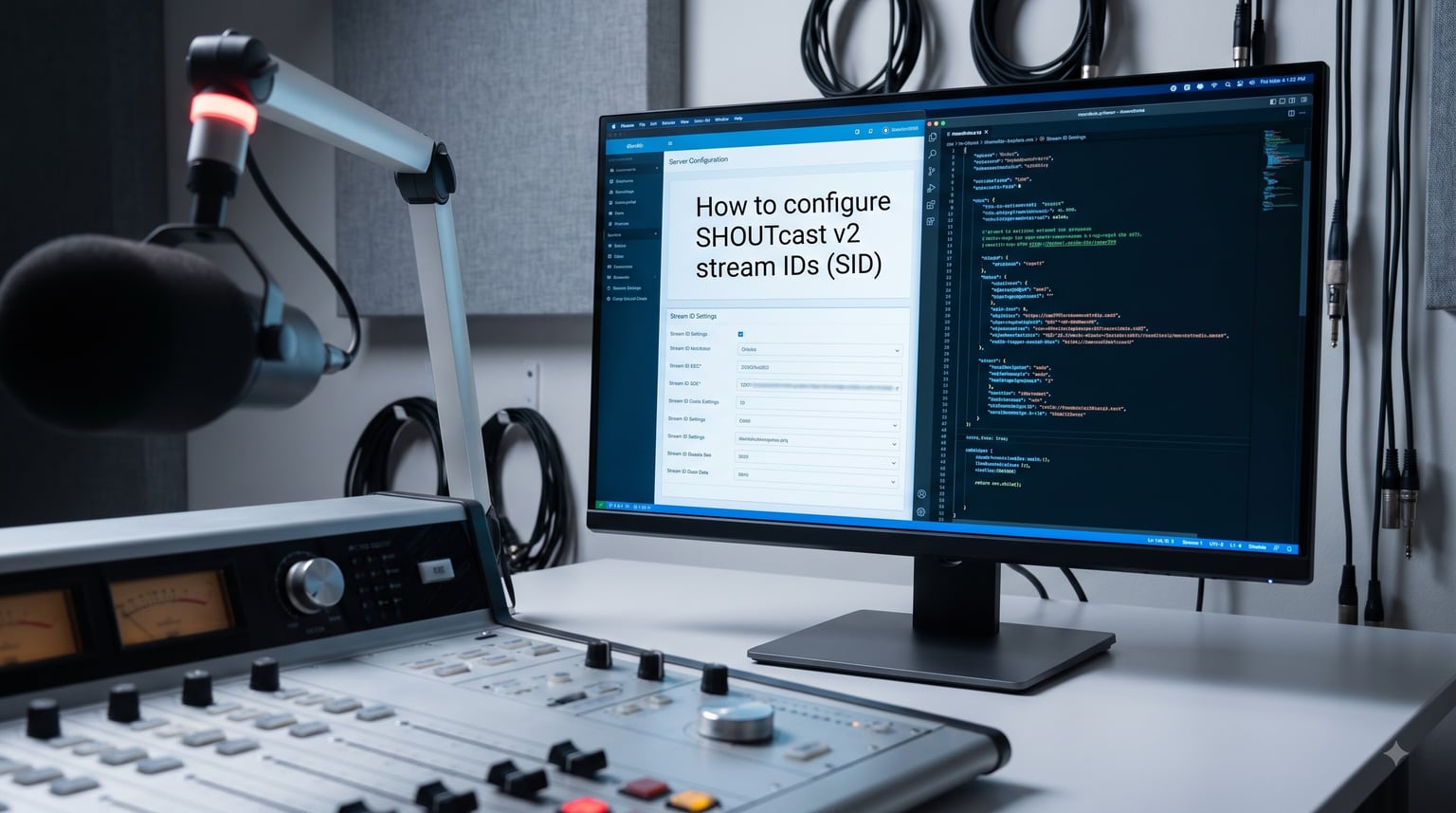 How to configure SHOUTcast v2 stream IDs (SID)