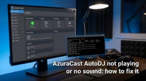 AzuraCast AutoDJ not playing or no sound: how to fix it