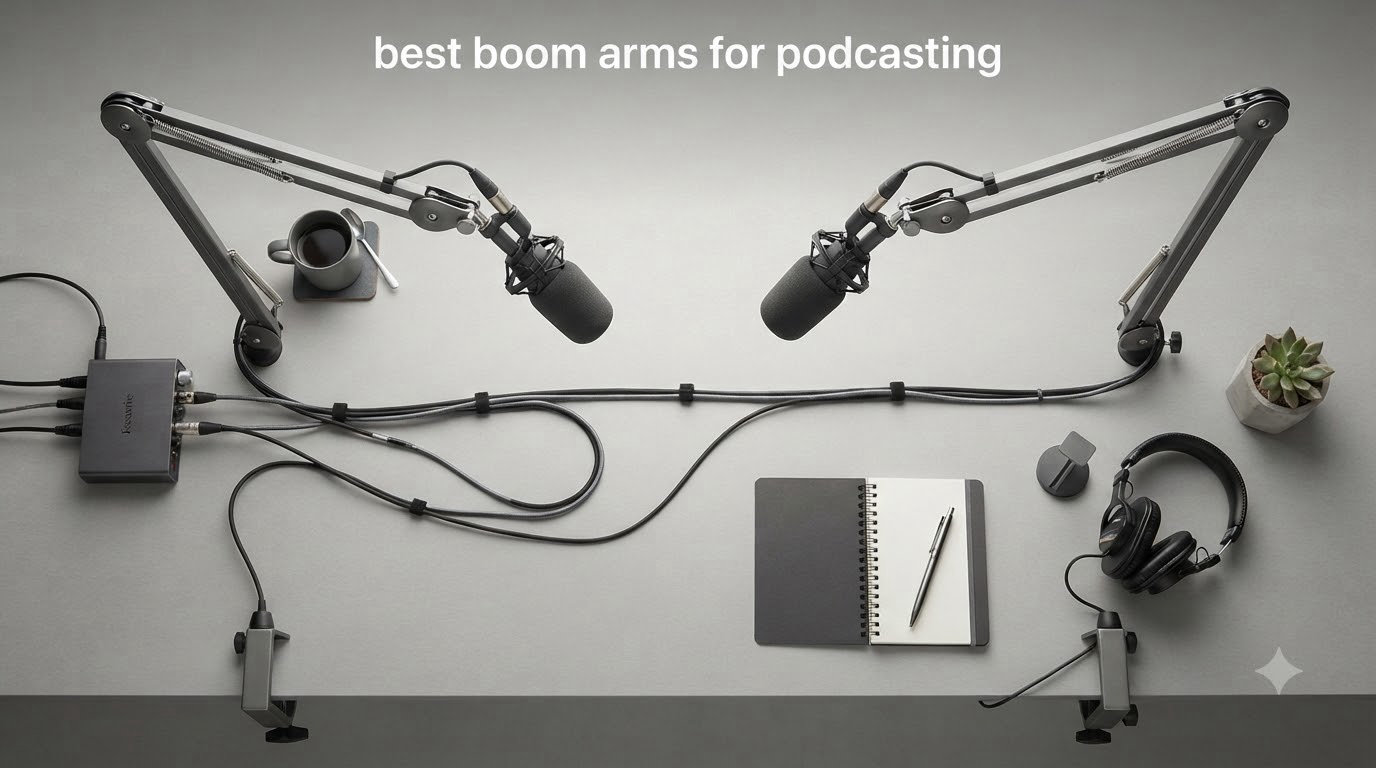 best boom arms for podcasting