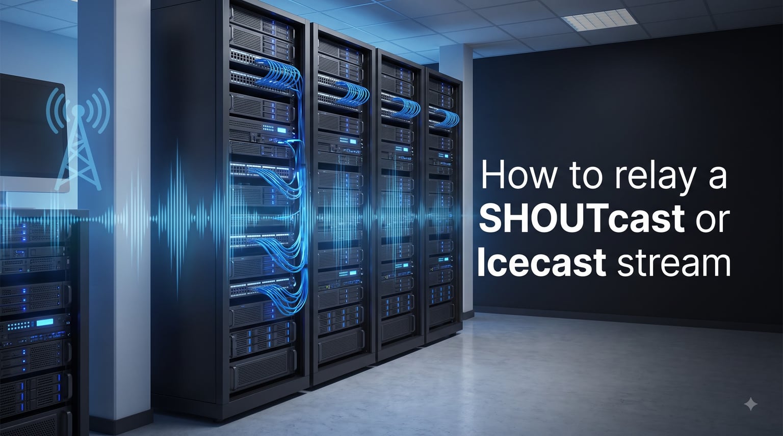 How to relay a SHOUTcast or Icecast stream