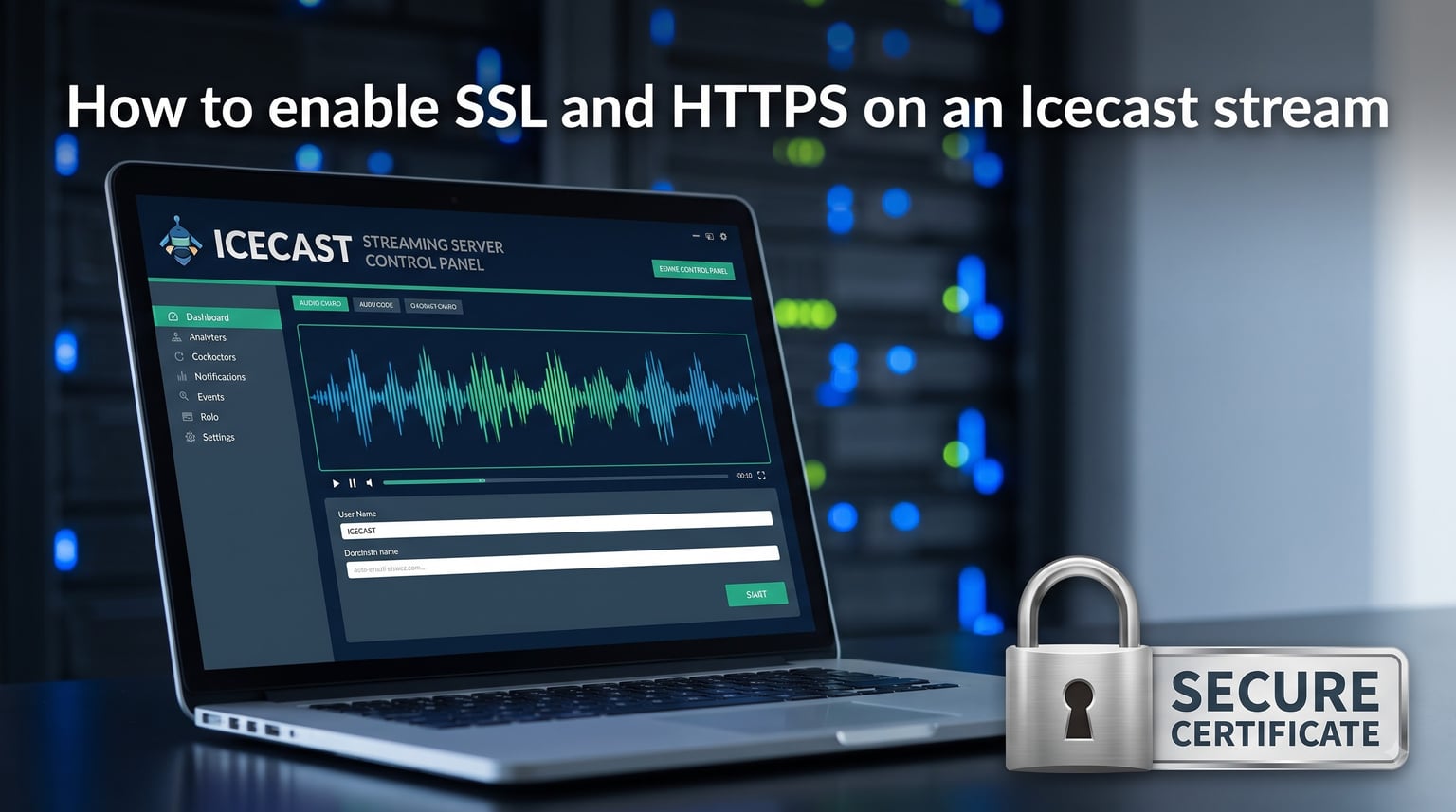 How to enable SSL and HTTPS on an Icecast stream