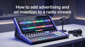 How to add advertising and ad insertion to a radio stream
