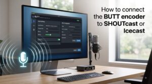 How to connect the BUTT encoder to SHOUTcast or Icecast
