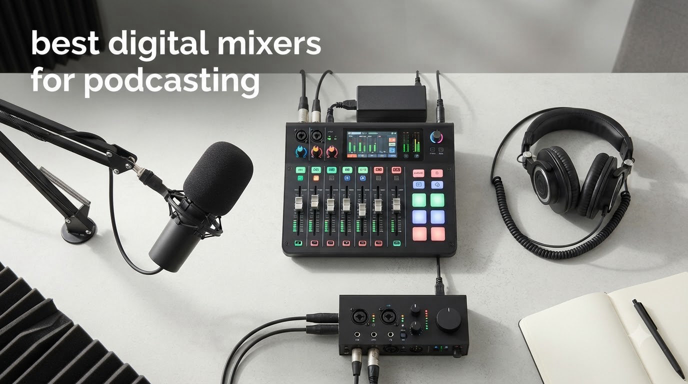 best digital mixers for podcasting