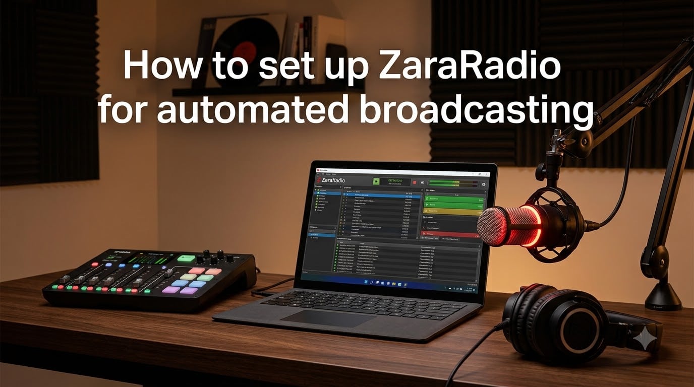 How to set up ZaraRadio for automated broadcasting