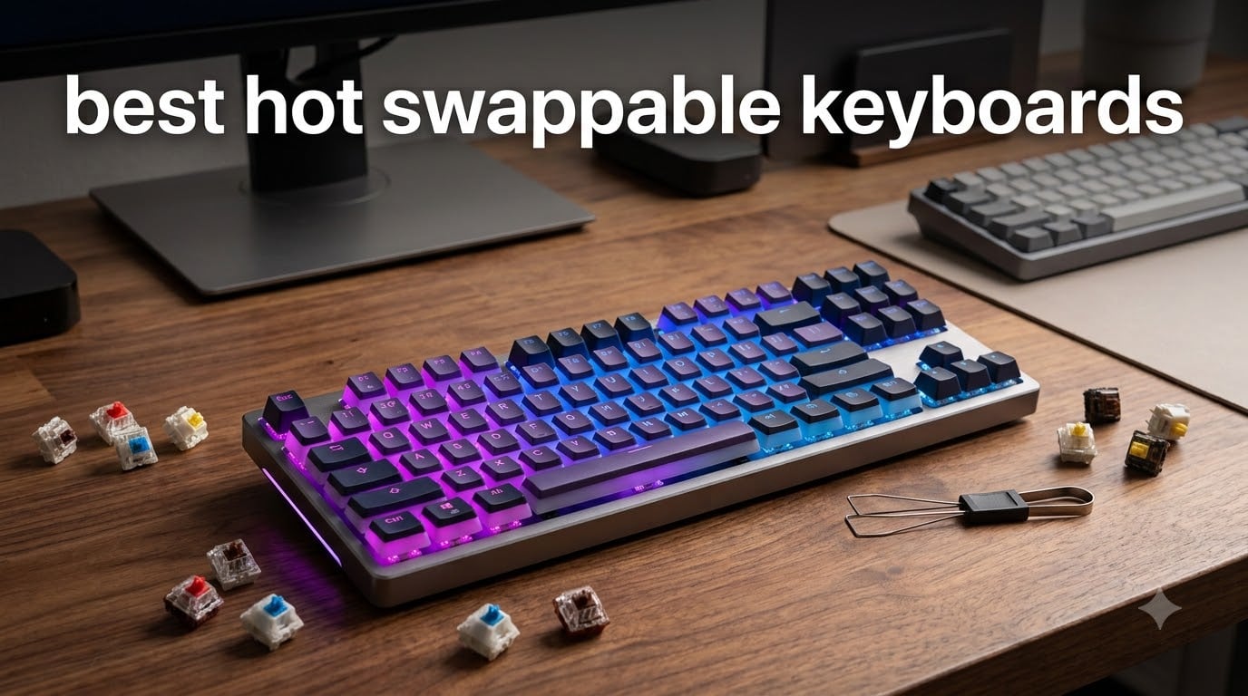 best hot swappable keyboards