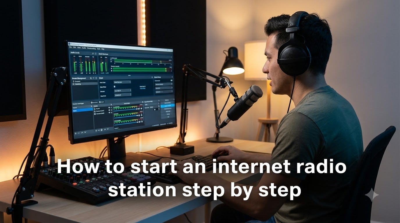 How to start an internet radio station step by step