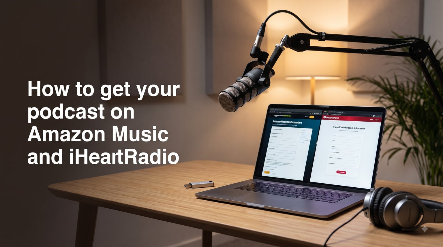How to get your podcast on Amazon Music and iHeartRadio