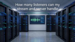 How many listeners can my stream and server handle