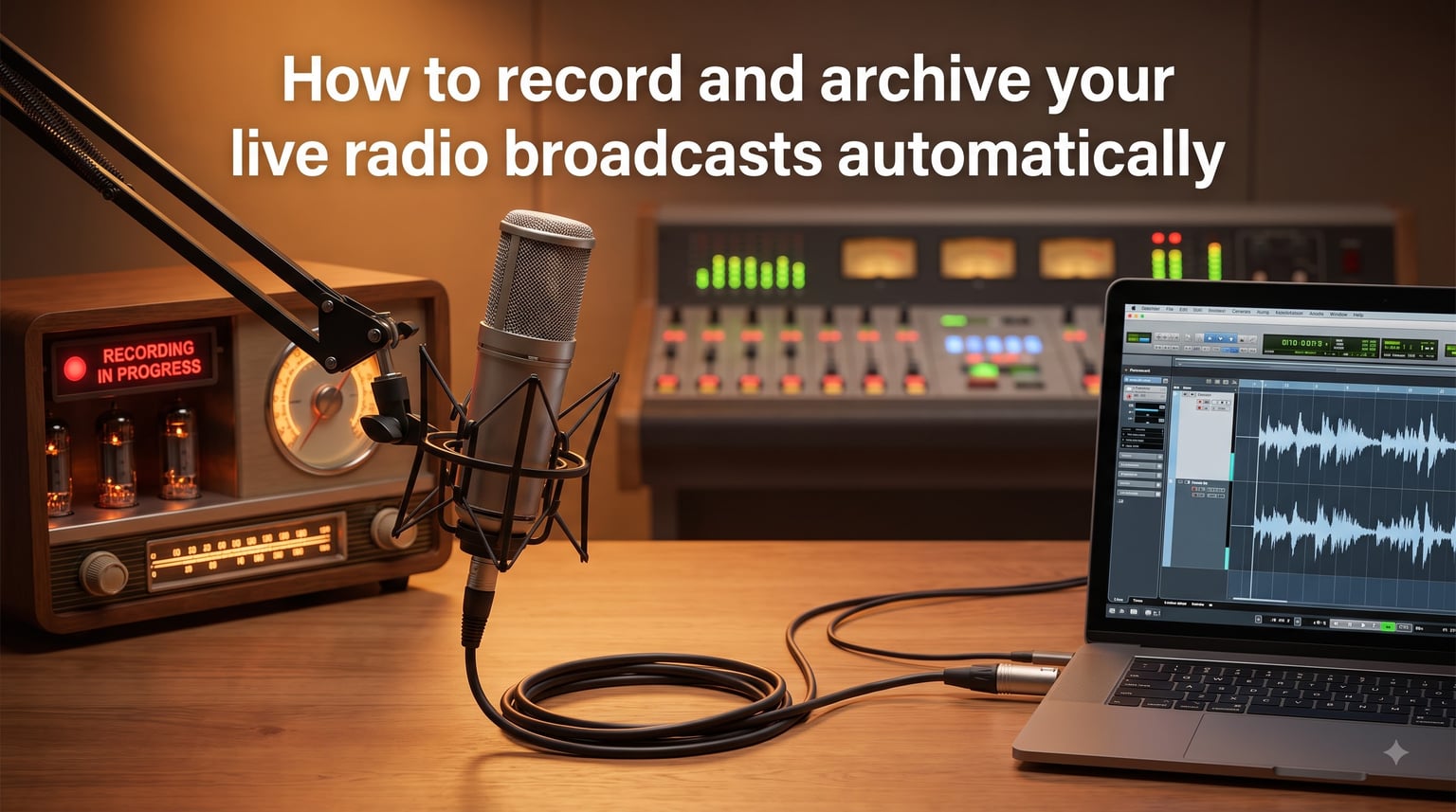 How to record and archive your live radio broadcasts automatically