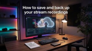 How to save and back up your stream recordings