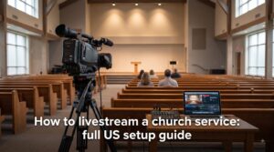 How to livestream a church service: full US setup guide