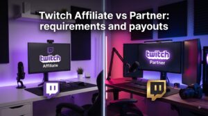 Twitch Affiliate vs Partner: requirements and payouts