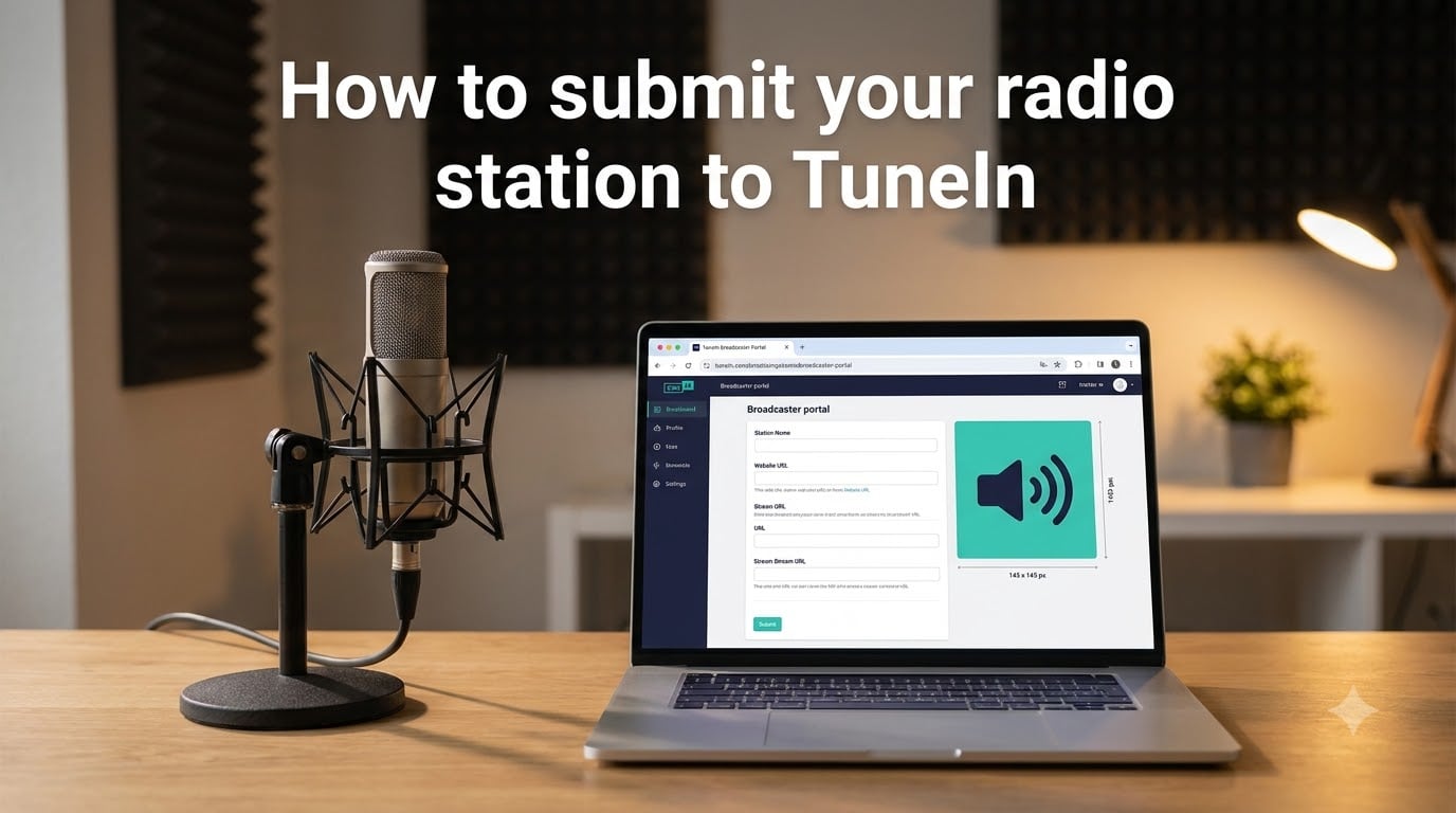 How to submit your radio station to TuneIn