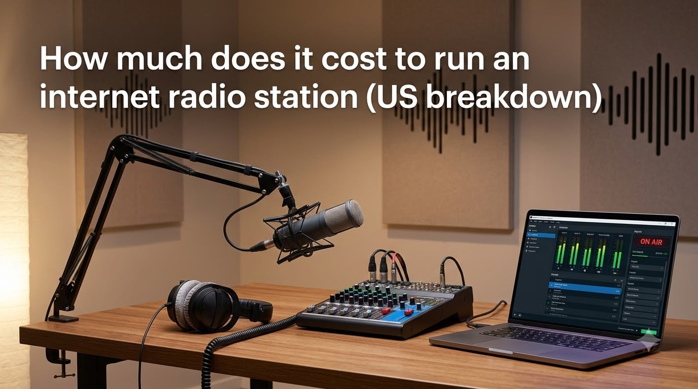 How much does it cost to run an internet radio station (US breakdown)