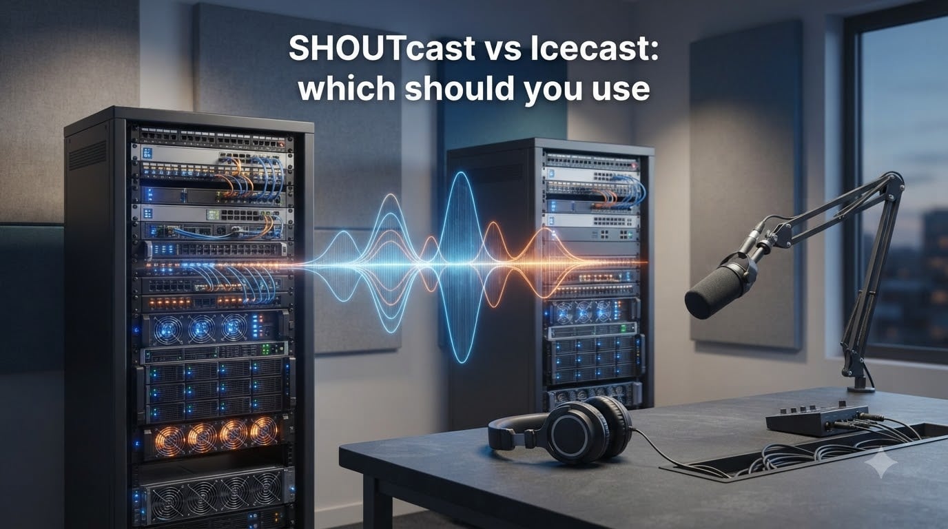 SHOUTcast vs Icecast: which should you use