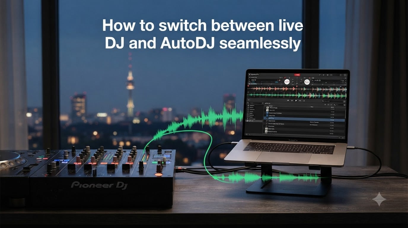 How to switch between live DJ and AutoDJ seamlessly