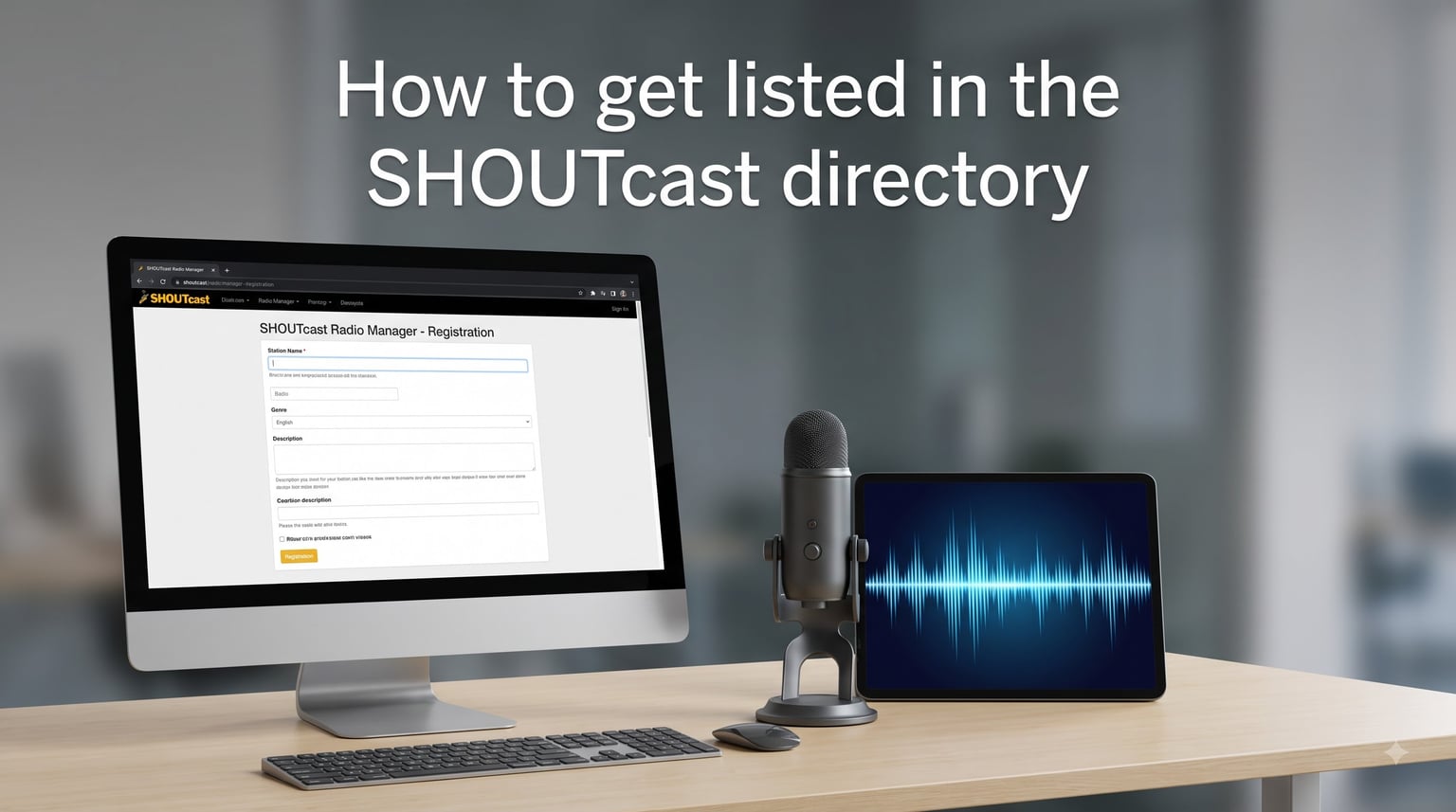 How to get listed in the SHOUTcast directory