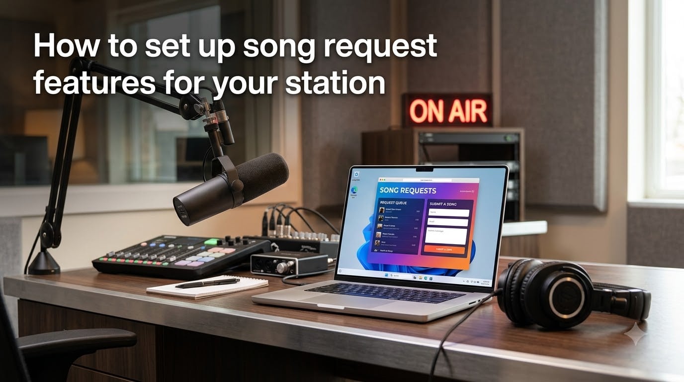 How to set up song request features for your station