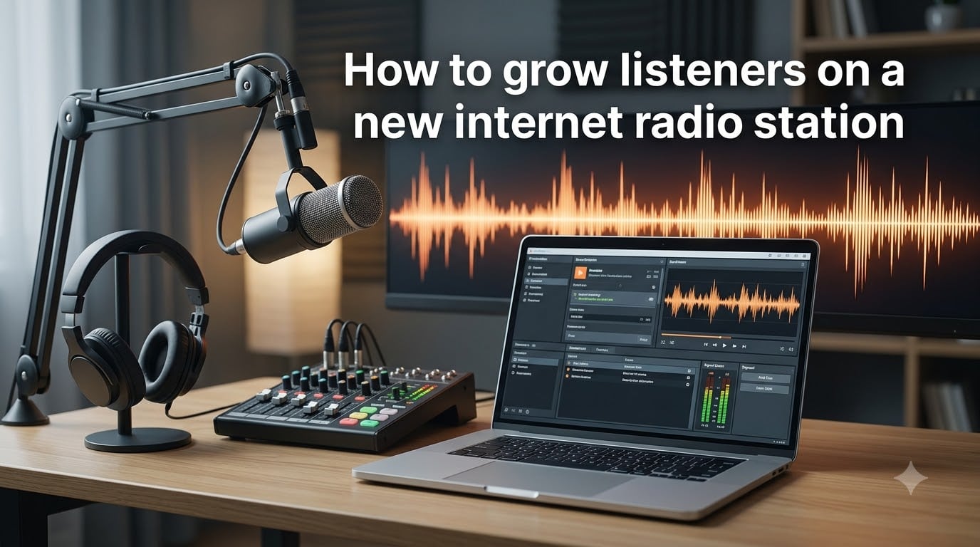 How to grow listeners on a new internet radio station