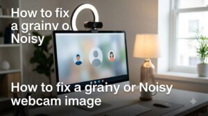 How to fix a grainy or noisy webcam image