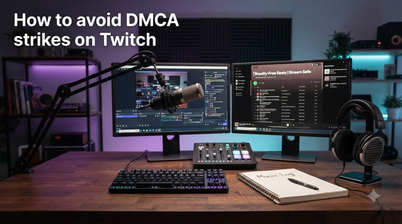 How to avoid DMCA strikes on Twitch