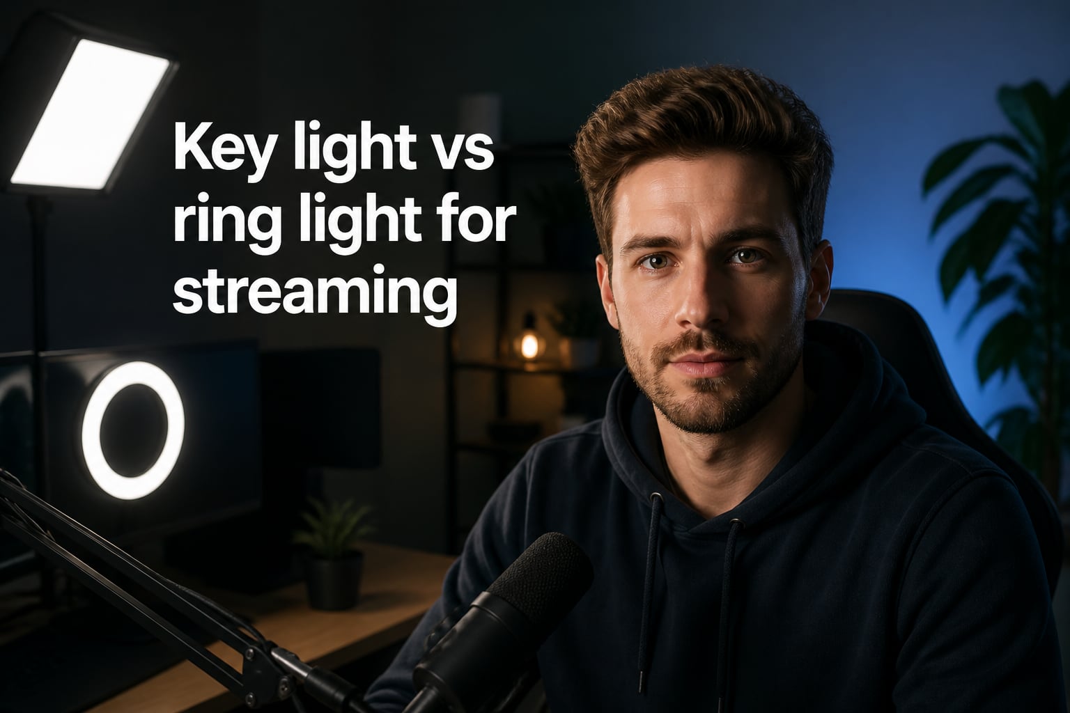 Key light vs ring light for streaming