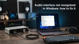 Audio interface not recognized in Windows: how to fix it