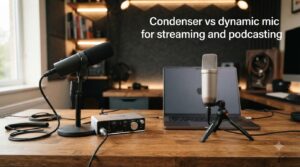 Condenser vs dynamic mic for streaming and podcasting