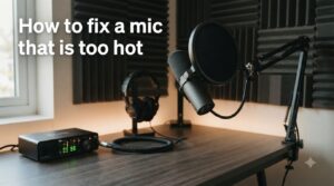 How to fix a mic that is too hot