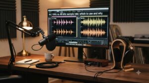 44.1 kHz vs 48 kHz sample rate: which to use and why