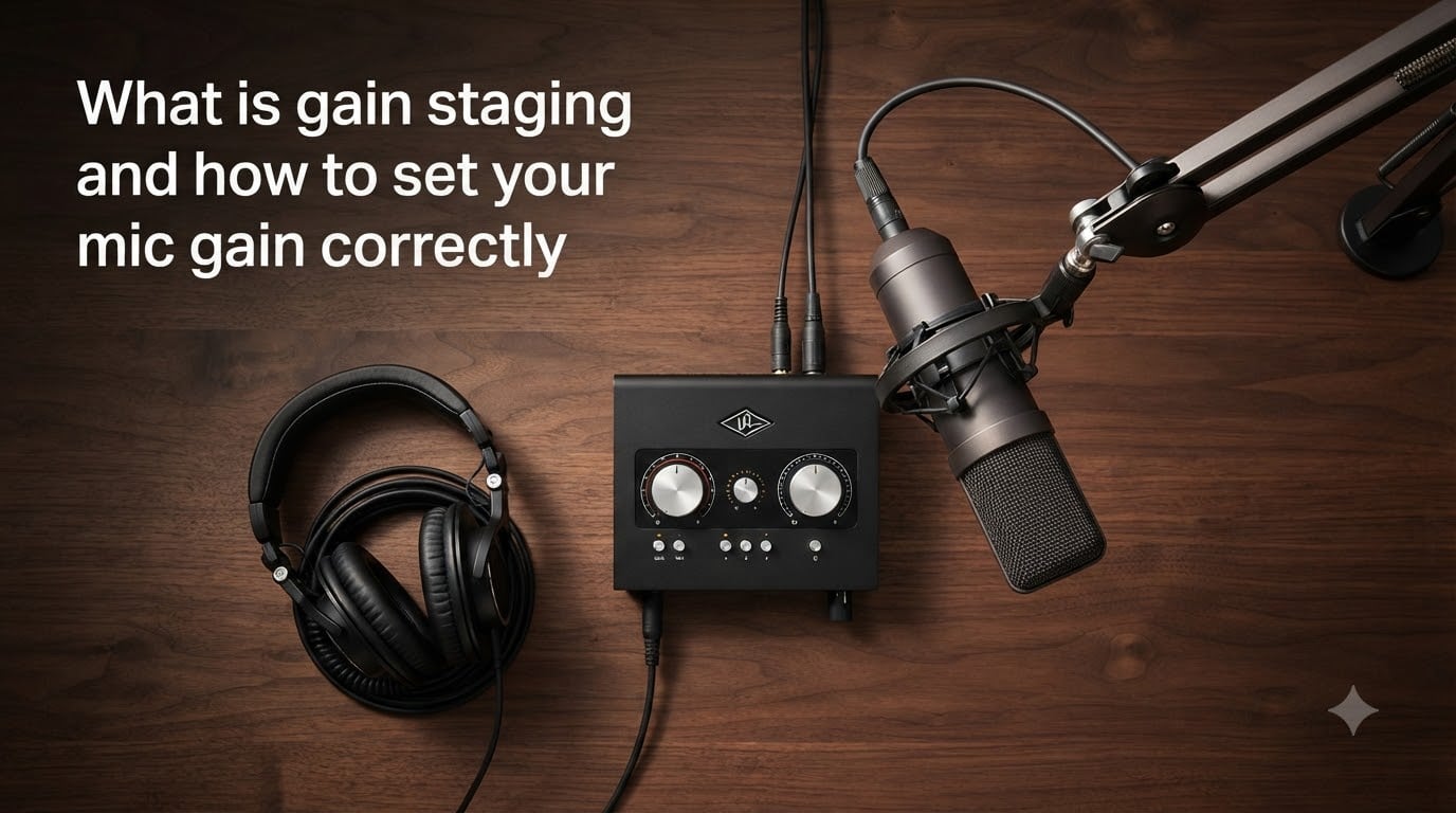 What is gain staging and how to set your mic gain correctly