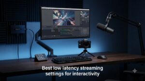 Best low latency streaming settings for interactivity