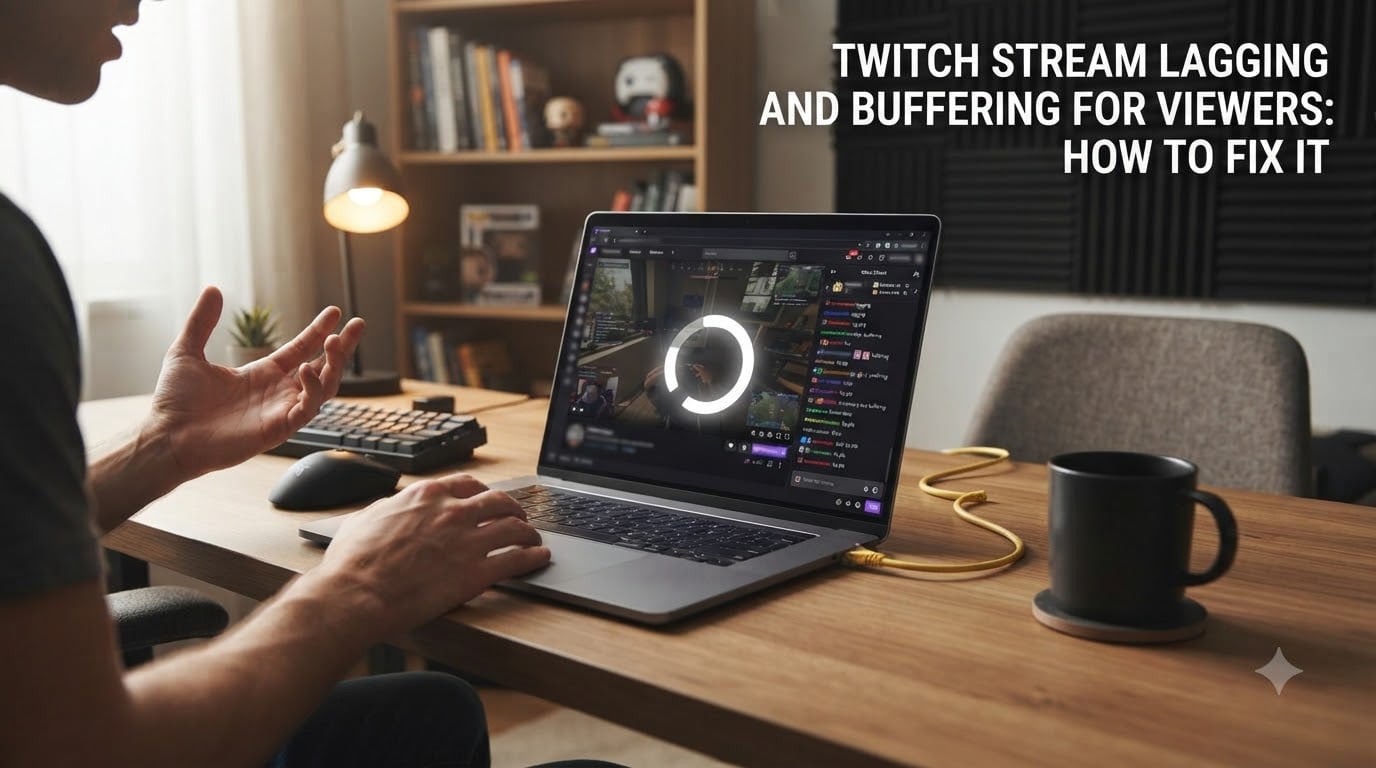 Twitch stream lagging and buffering for viewers: how to fix it