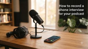 How to record a phone interview for your podcast