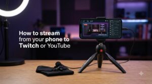 How to stream from your phone to Twitch or YouTube