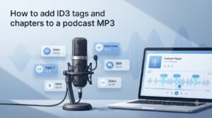 How to add ID3 tags and chapters to a podcast MP3
