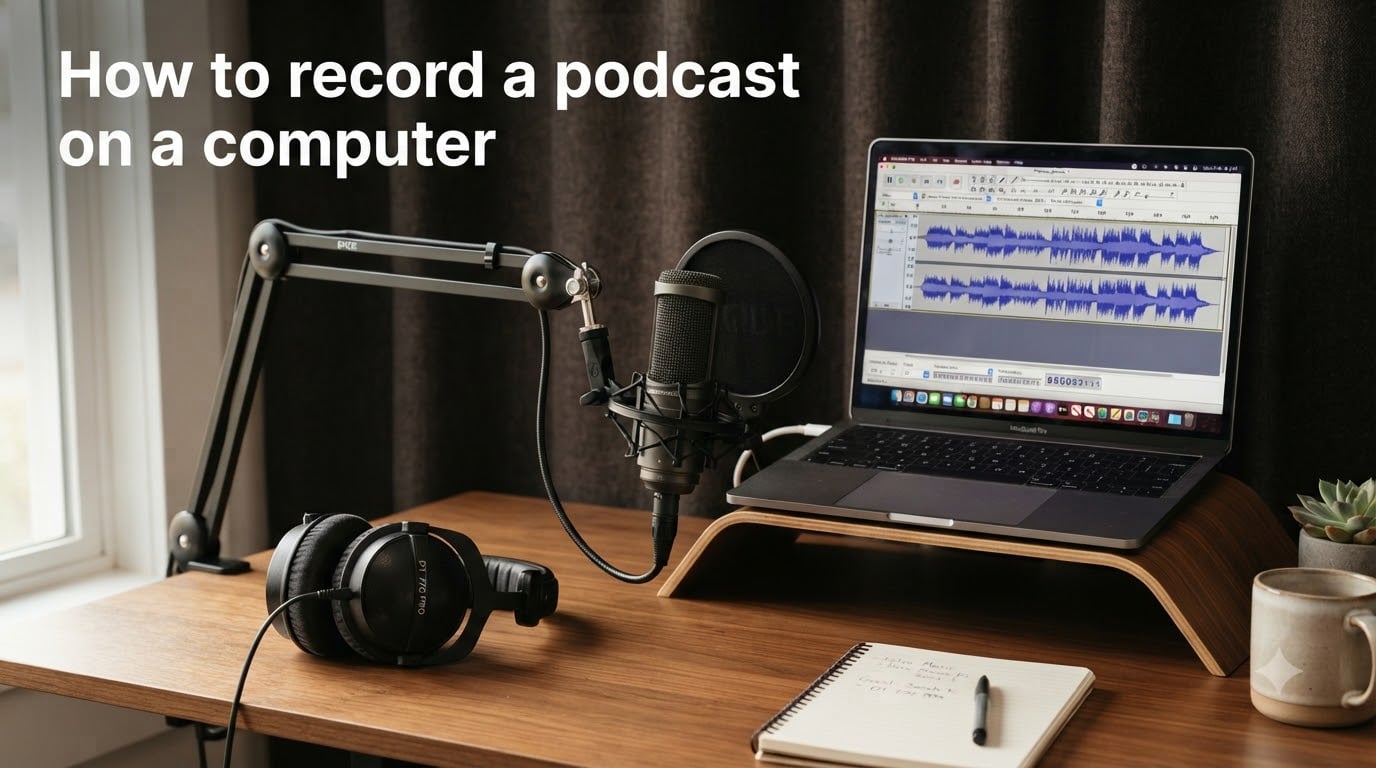 How to record a podcast on a computer