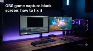 OBS game capture black screen: how to fix it