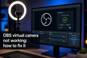 OBS virtual camera not working: how to fix it