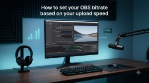How to set your OBS bitrate based on your upload speed