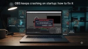 OBS keeps crashing on startup: how to fix it